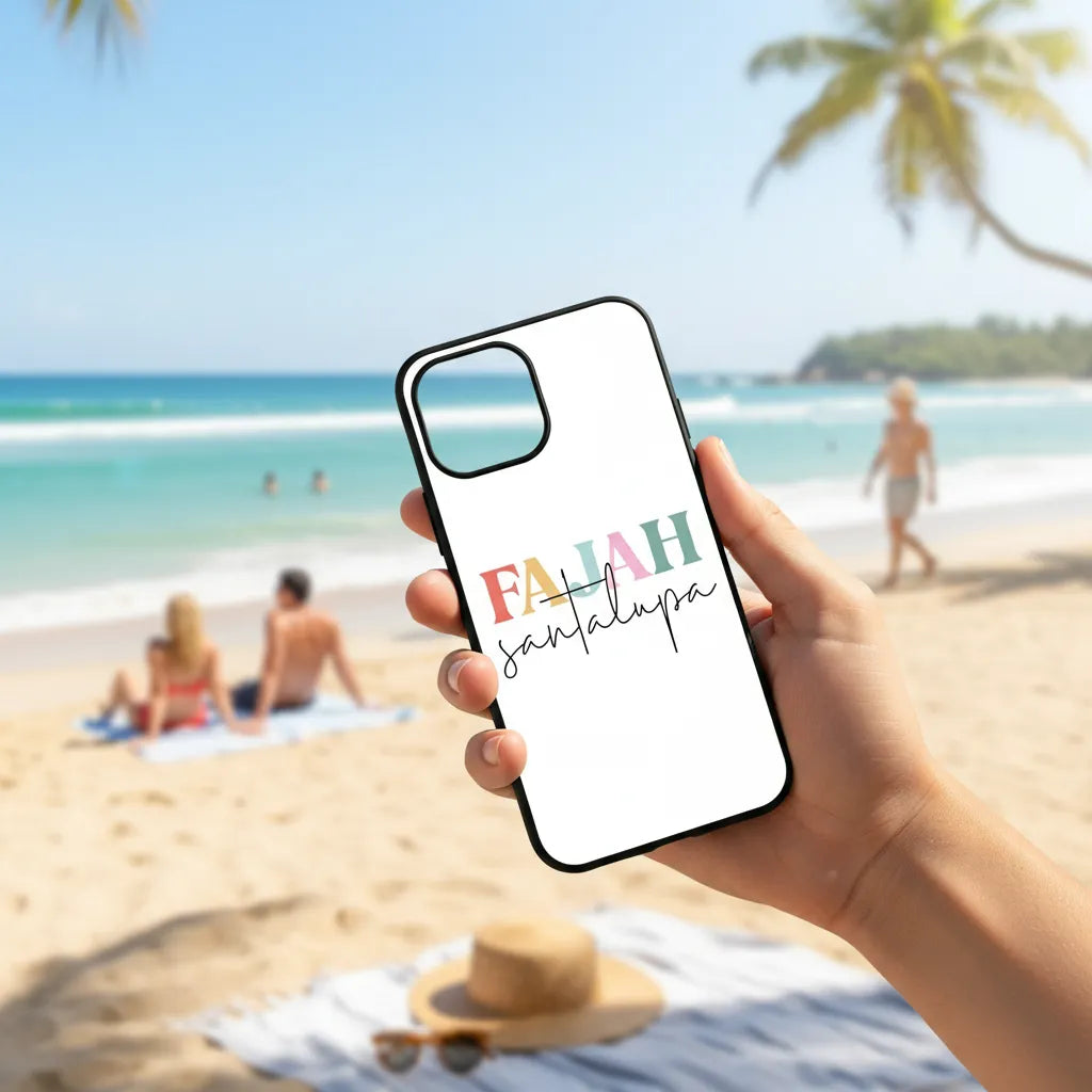 Telefoonhoesje met naam voor iPhone en Samsung