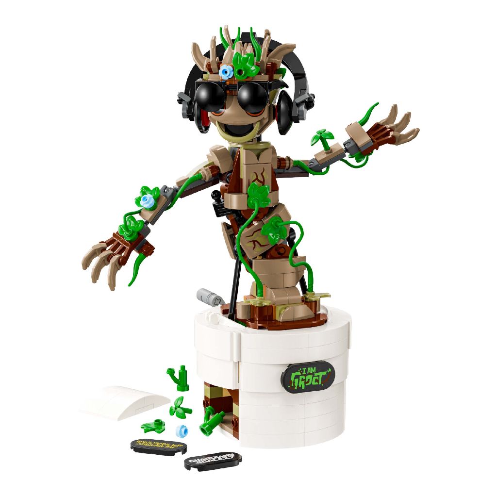 LEGO® Marvel Dancing Groot – Speels en vrolijk cadeau voor Marvel-fans
