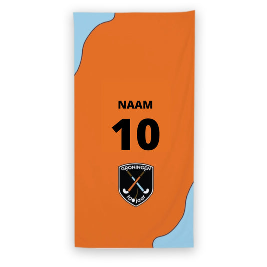 Handdoek HC Groningen  - Naam - Nummer