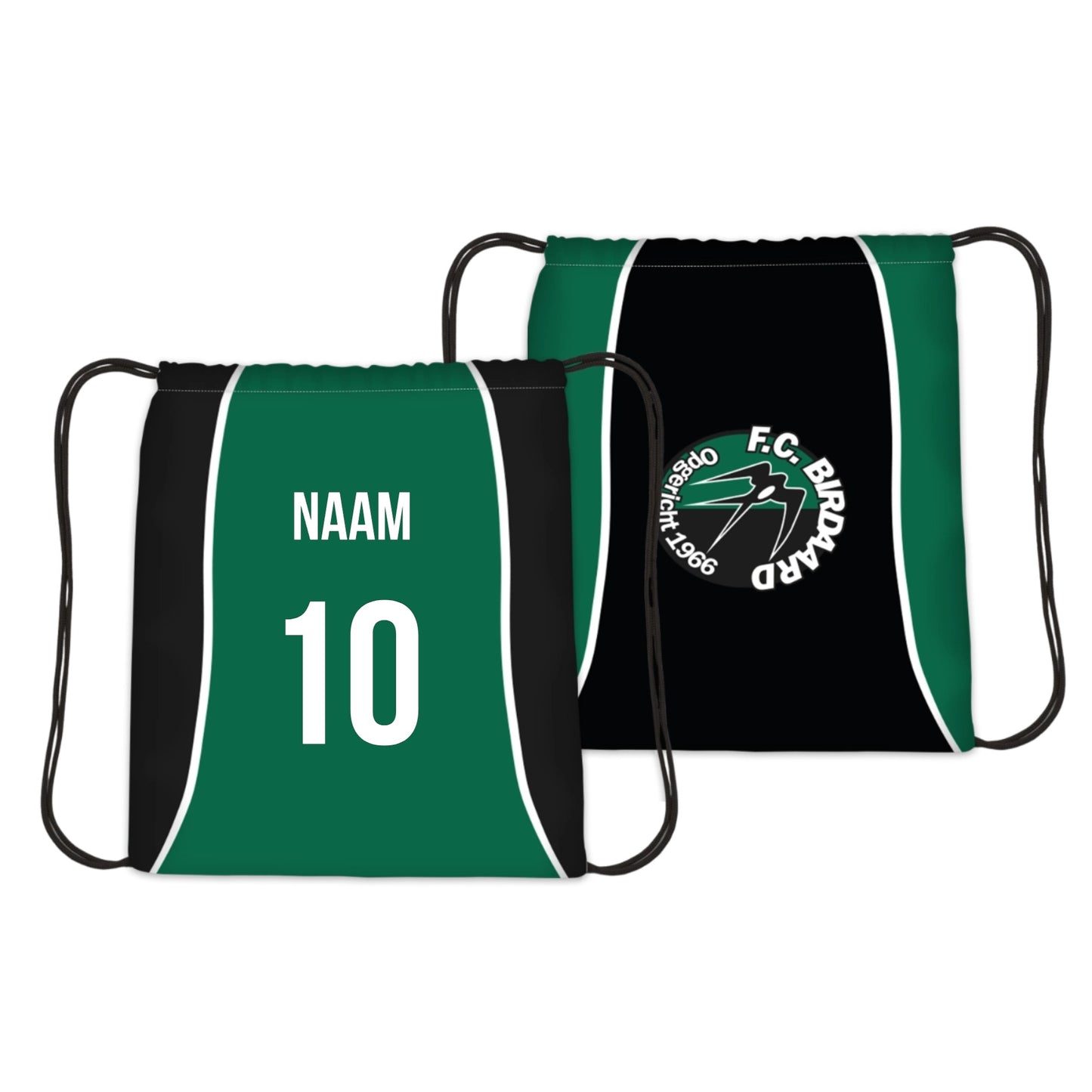 Gymtas FC Birdaard - Naam - Nummer