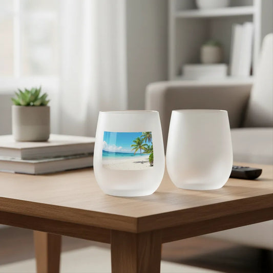 Klein drinkglas met foto - gepersonaliseerd