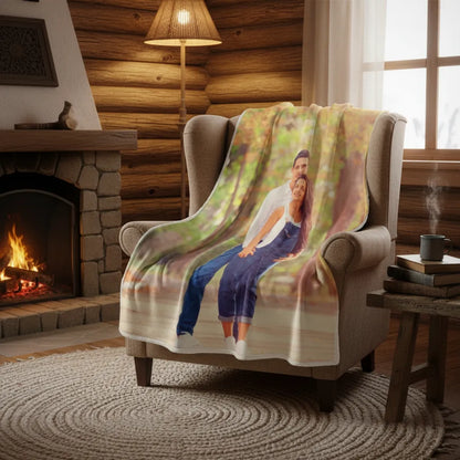 Fleece deken met foto 100x150cm - ontwerp zelf