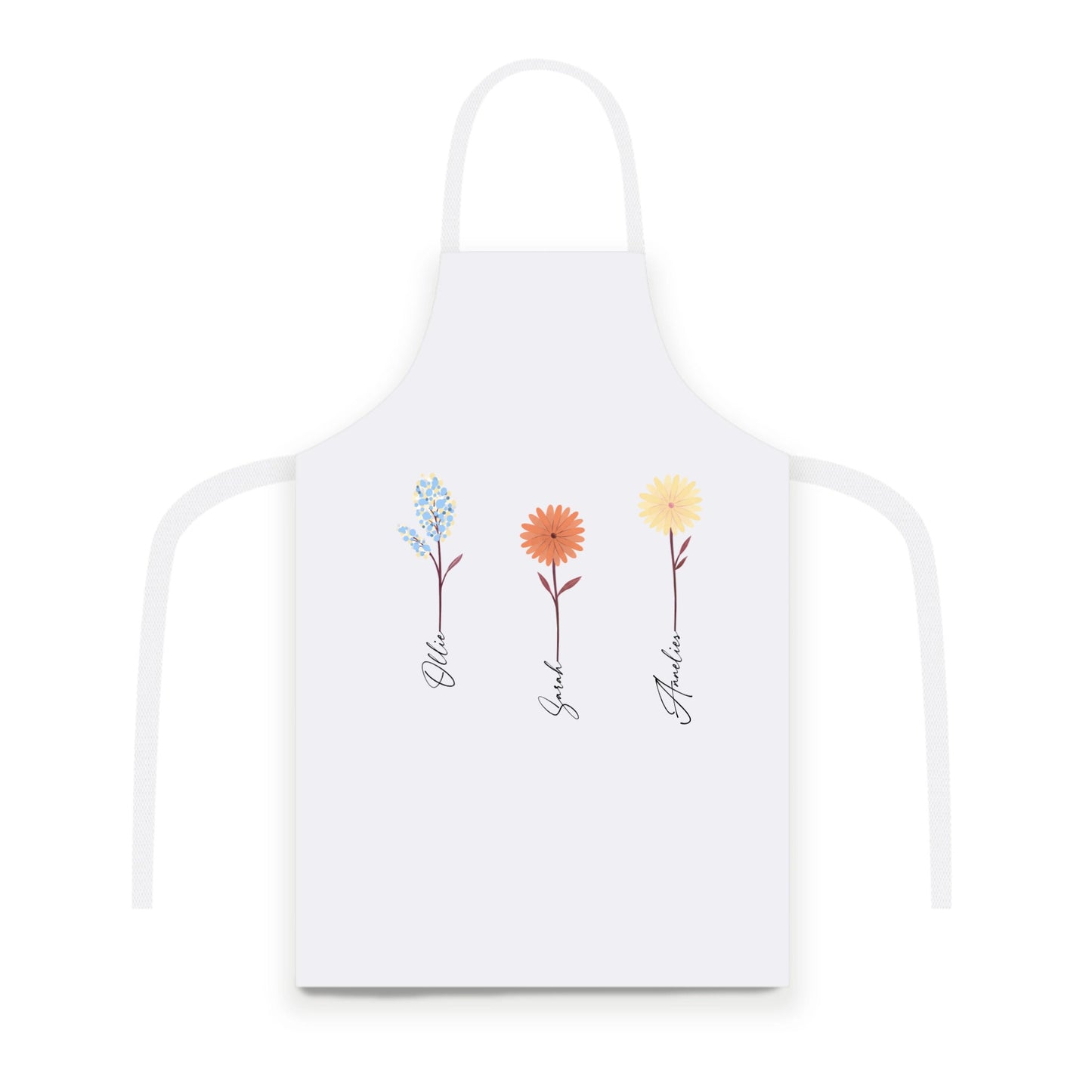 Keukenschort met namen - unisex