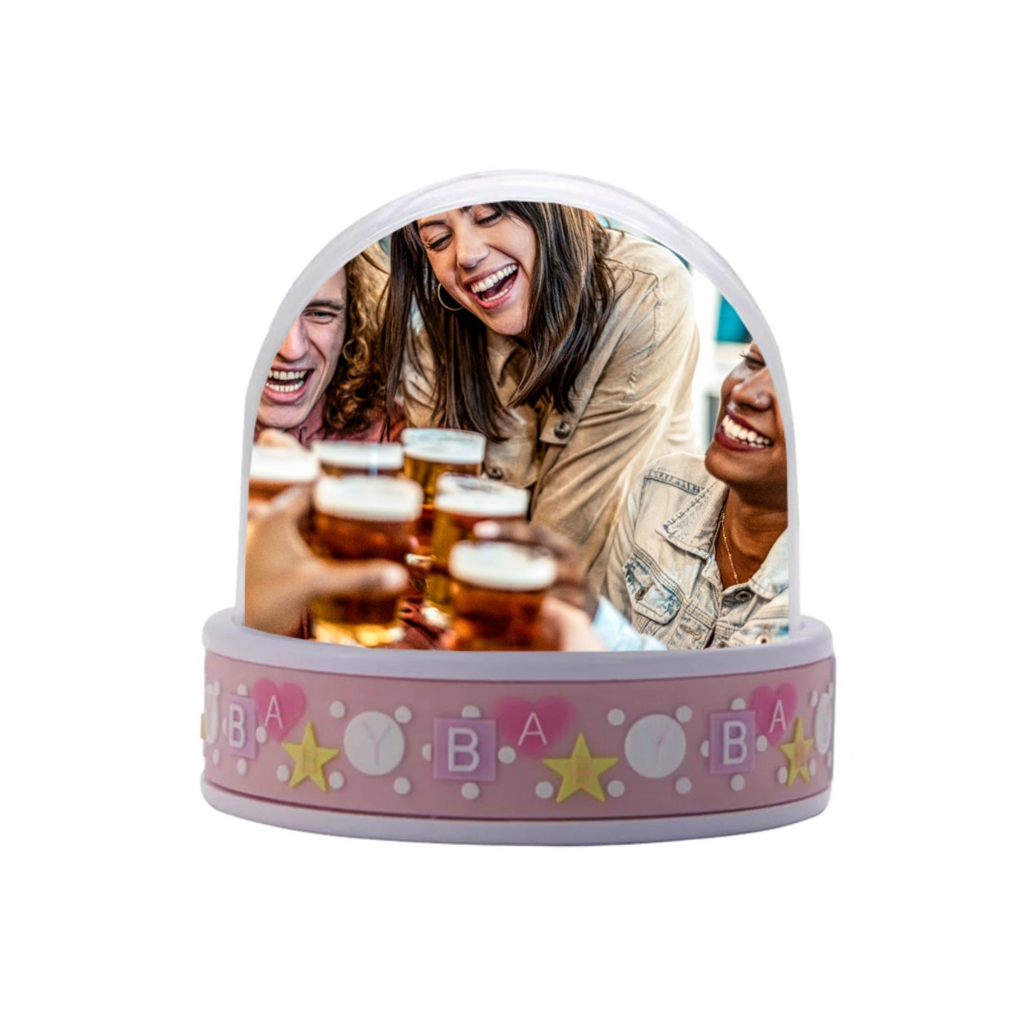 Liefdessneeuwbol met foto