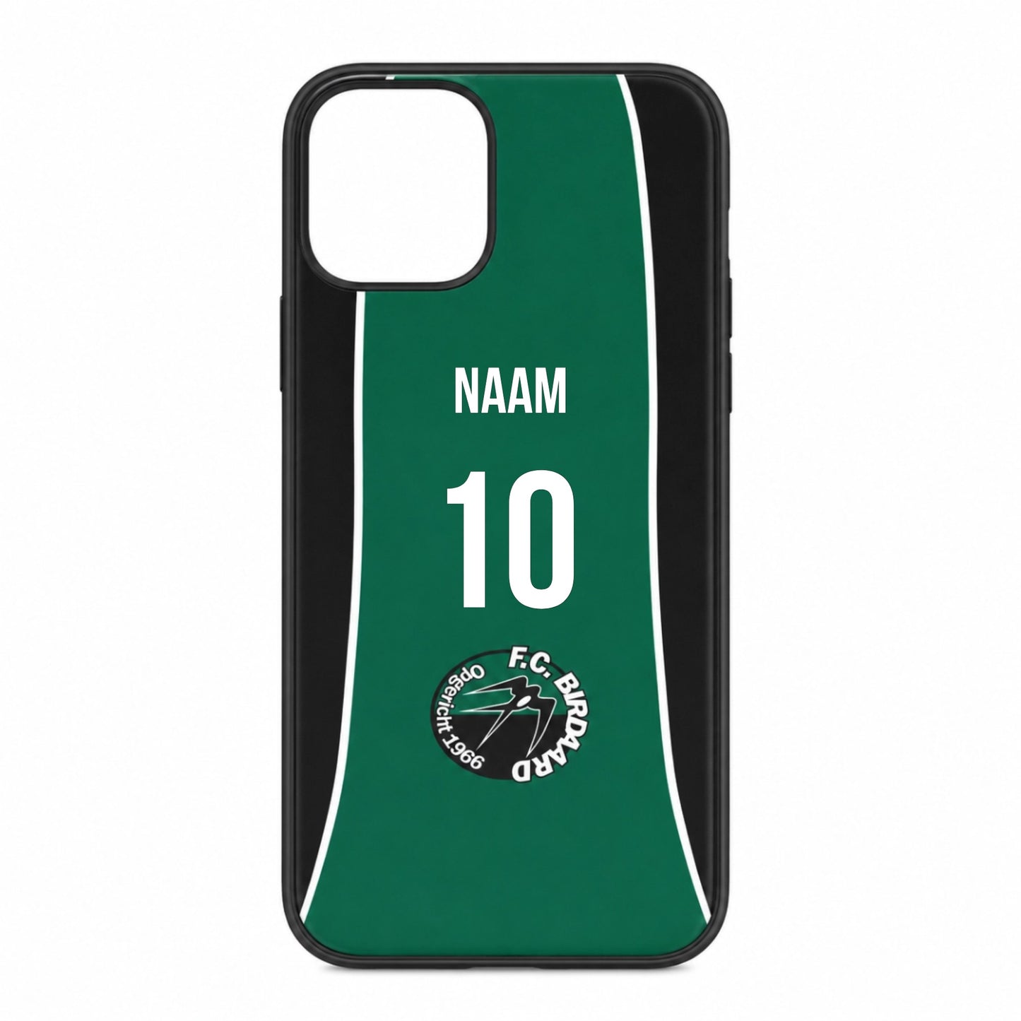 Telefoonhoesje iPhone - FC Birdaard - Naam- Nummer