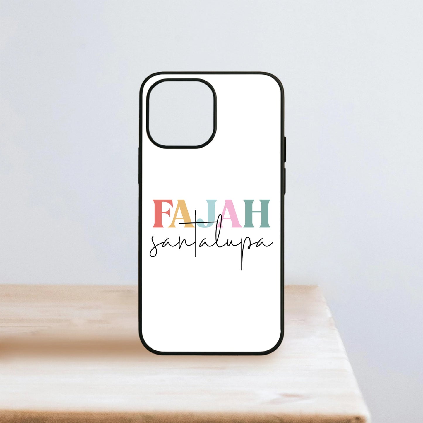 Telefoonhoesje met naam voor iPhone en Samsung