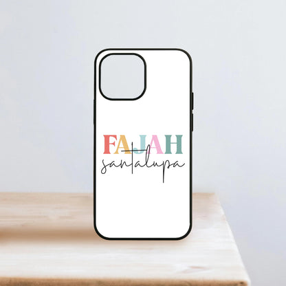 Telefoonhoesje met naam voor iPhone en Samsung