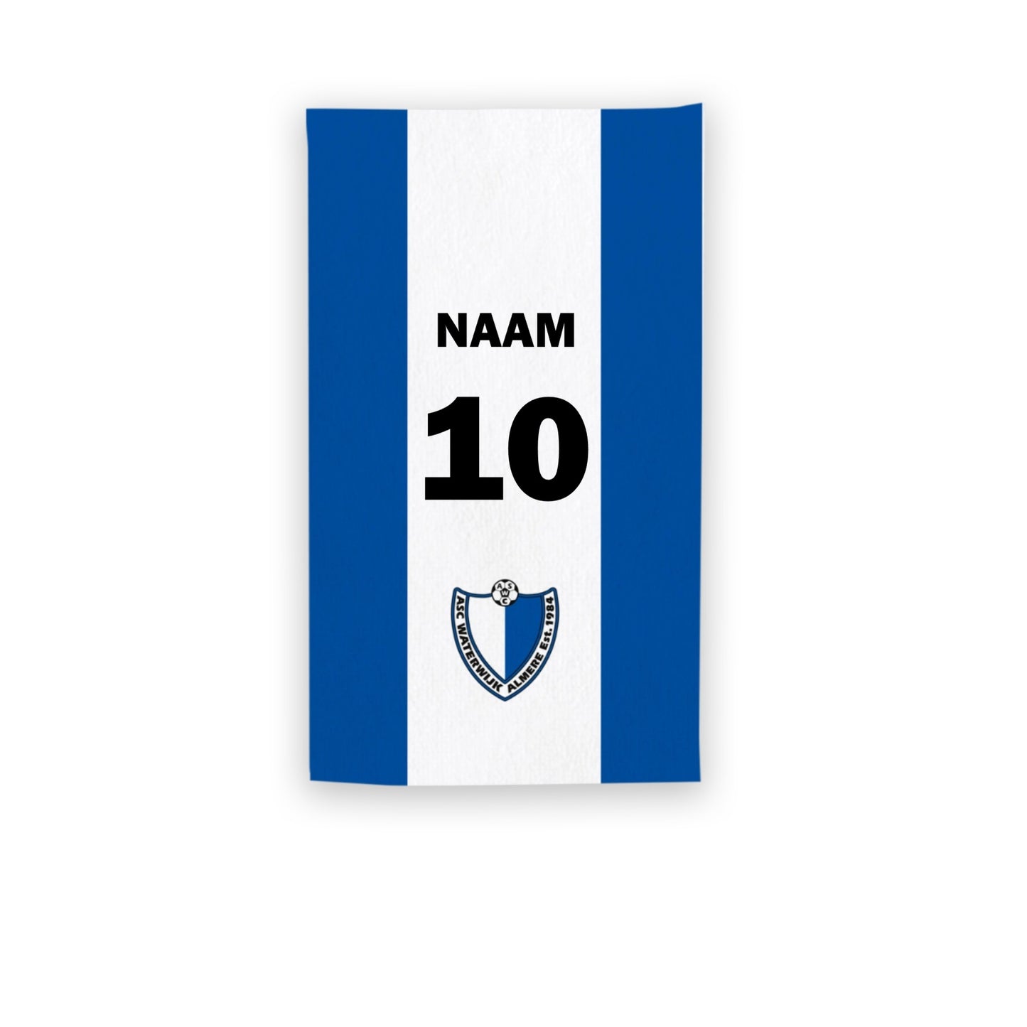 Handdoek ASC Waterwijk Naam  - Nummer