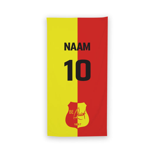 Be Quick 1887 handdoek Large of Extra large - met je eigen naam en nummer