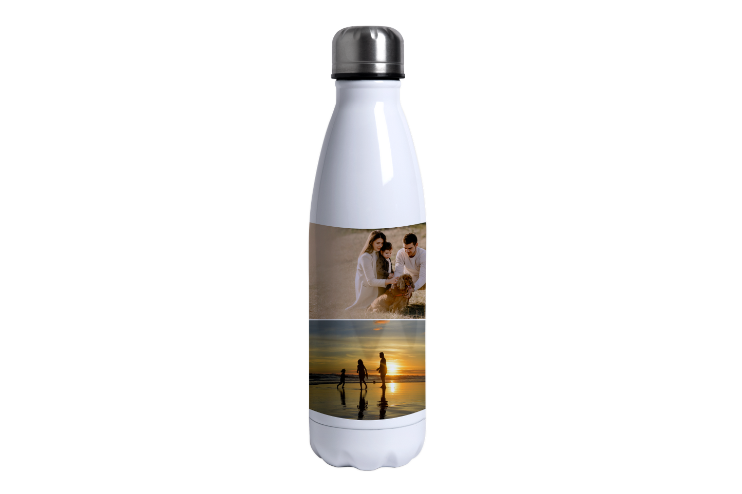 Drinkfles 500ml aluminium met foto - zelf ontwerpen