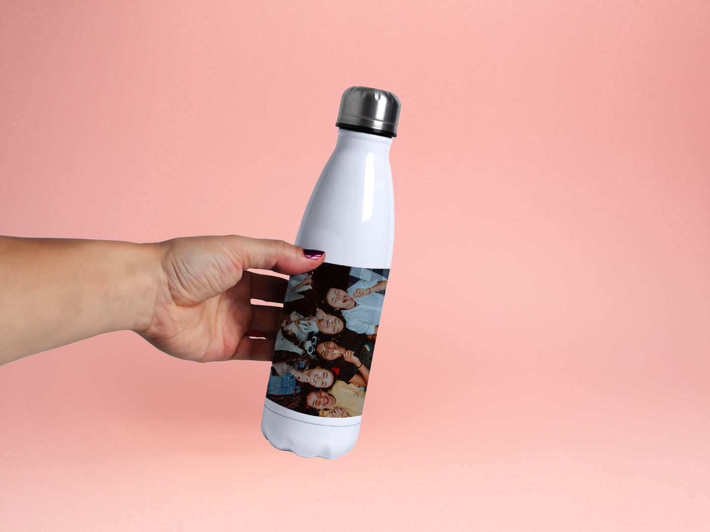 Drinkfles 500ml aluminium met foto - zelf ontwerpen