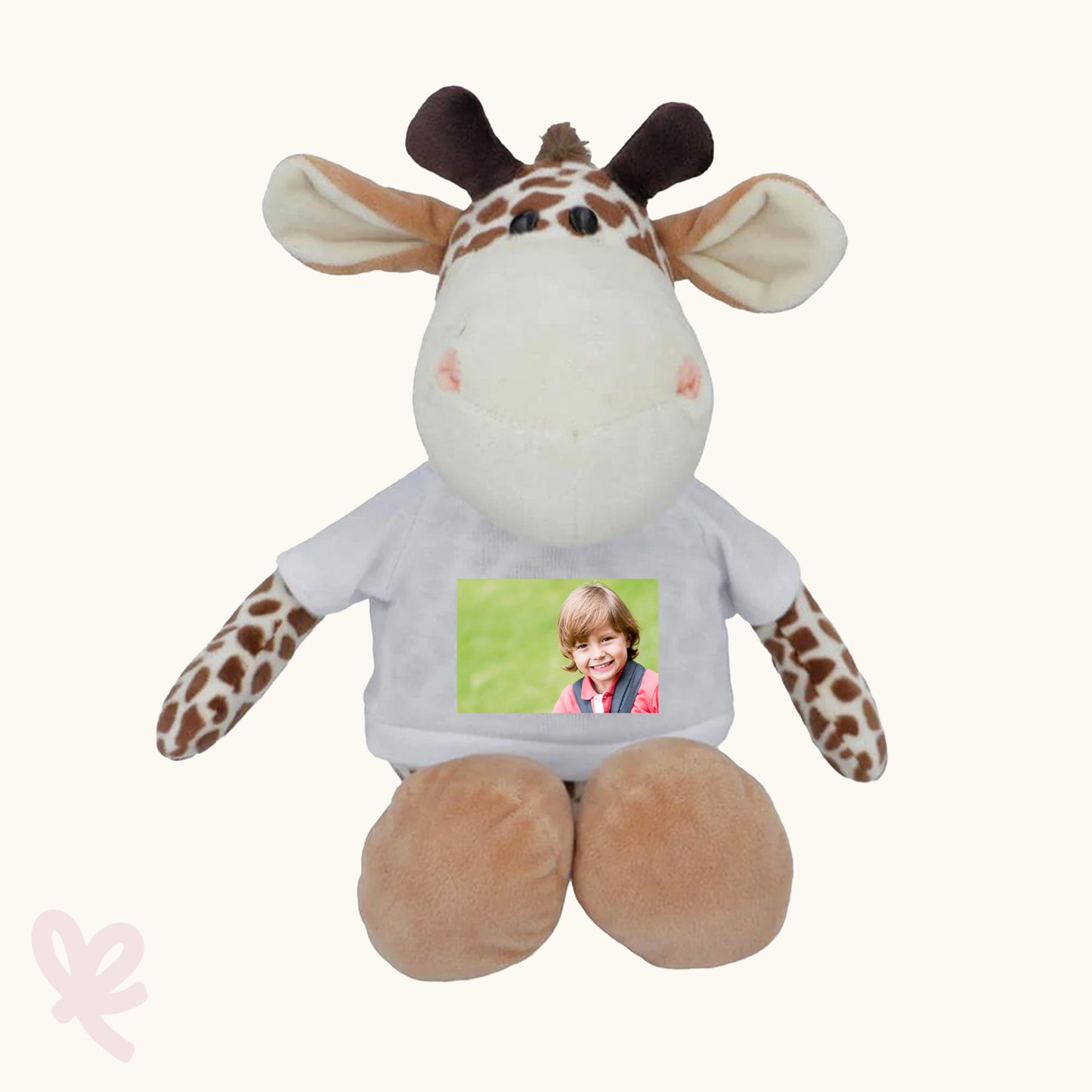 Dierenknuffel met foto - ontwerp zelf