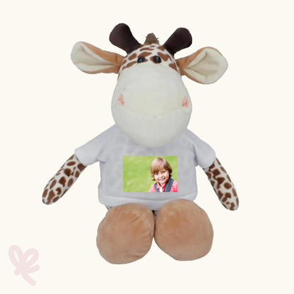 Dierenknuffel met foto - ontwerp zelf
