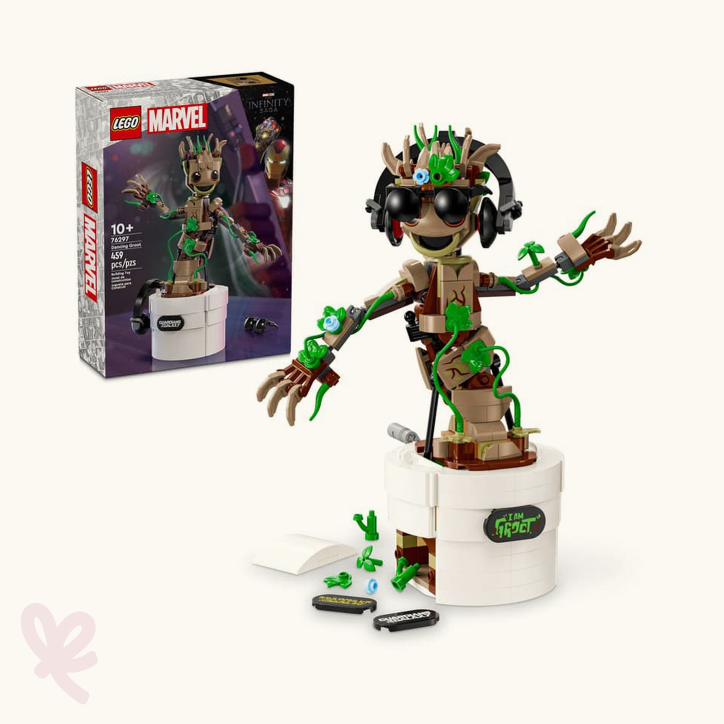 LEGO® Marvel Dancing Groot – Speels en vrolijk cadeau voor Marvel-fans