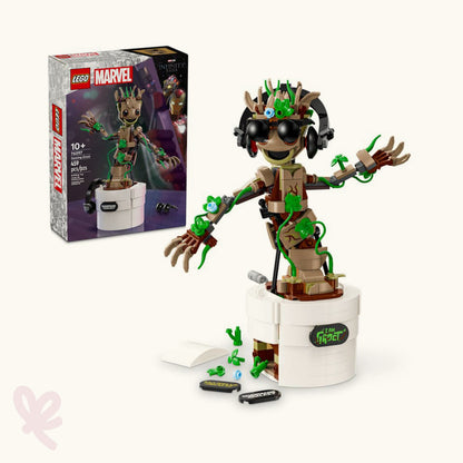 LEGO® Marvel Dancing Groot – Speels en vrolijk cadeau voor Marvel-fans