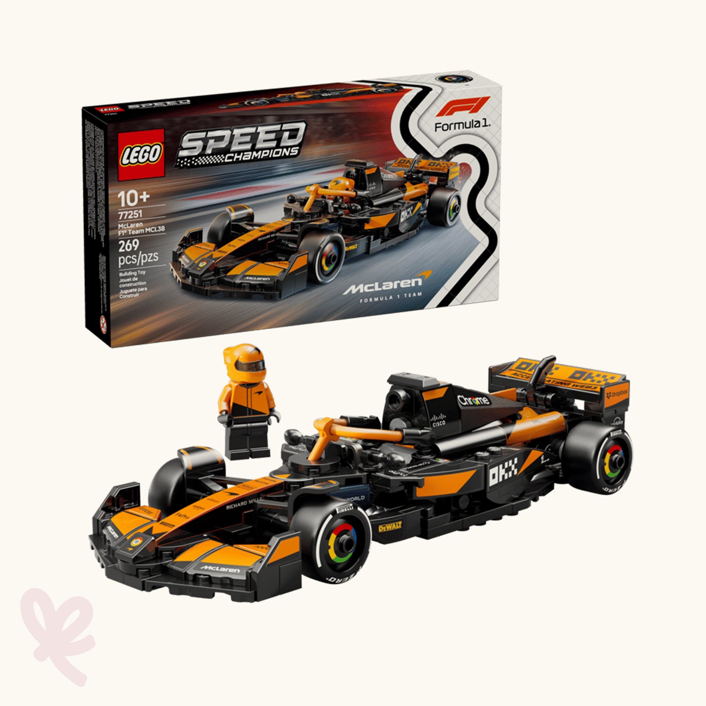 LEGO® Speed Champions McLaren F1 – Modern racecadeau voor Formule 1-fans