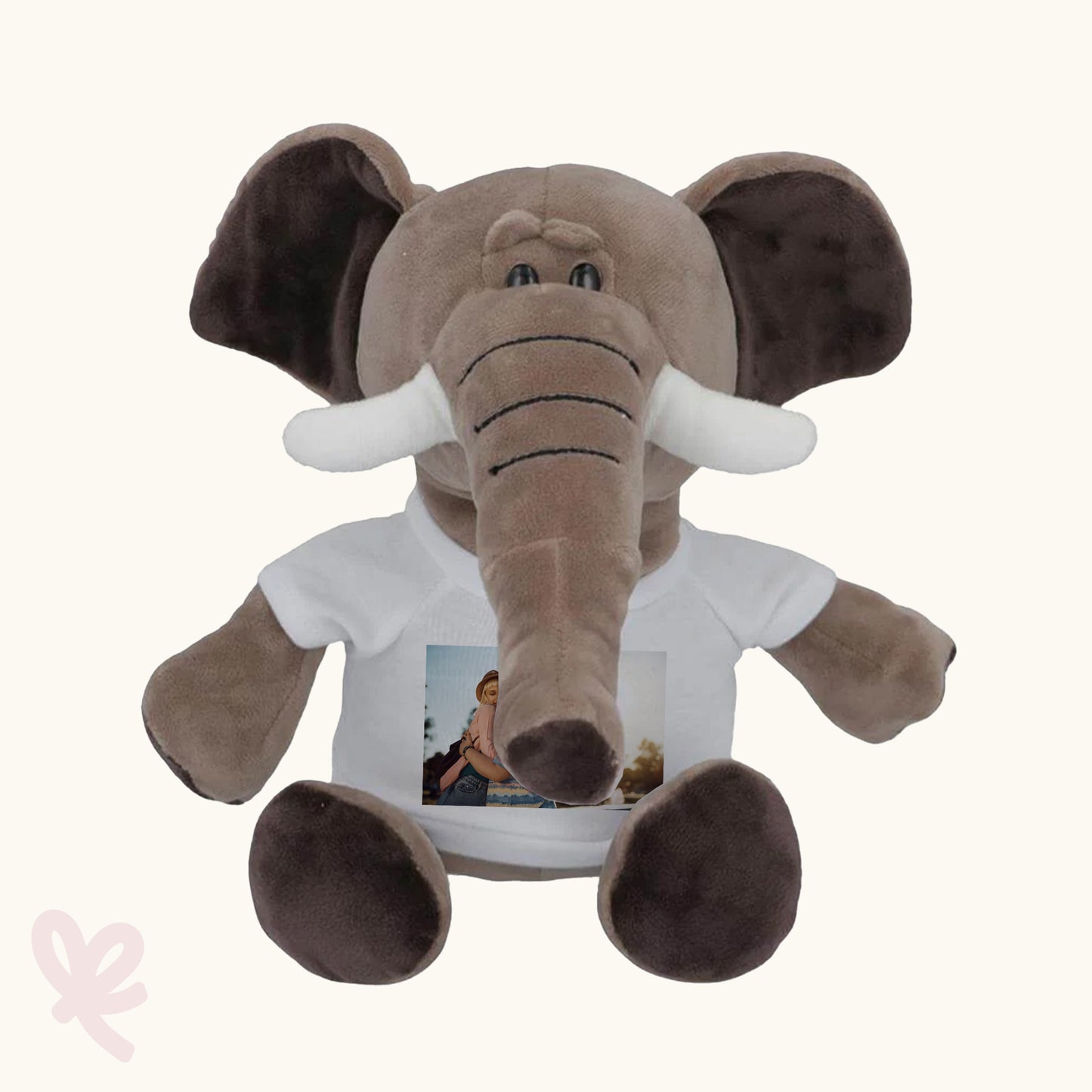 Dierenknuffel met foto - ontwerp zelf