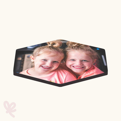 Onderzetters met foto - 6 stuks - gepersonaliseerd
