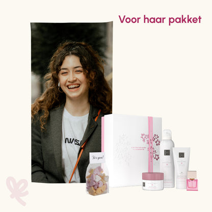 Cadeaupakket voor haar - gepersonaliseerd
