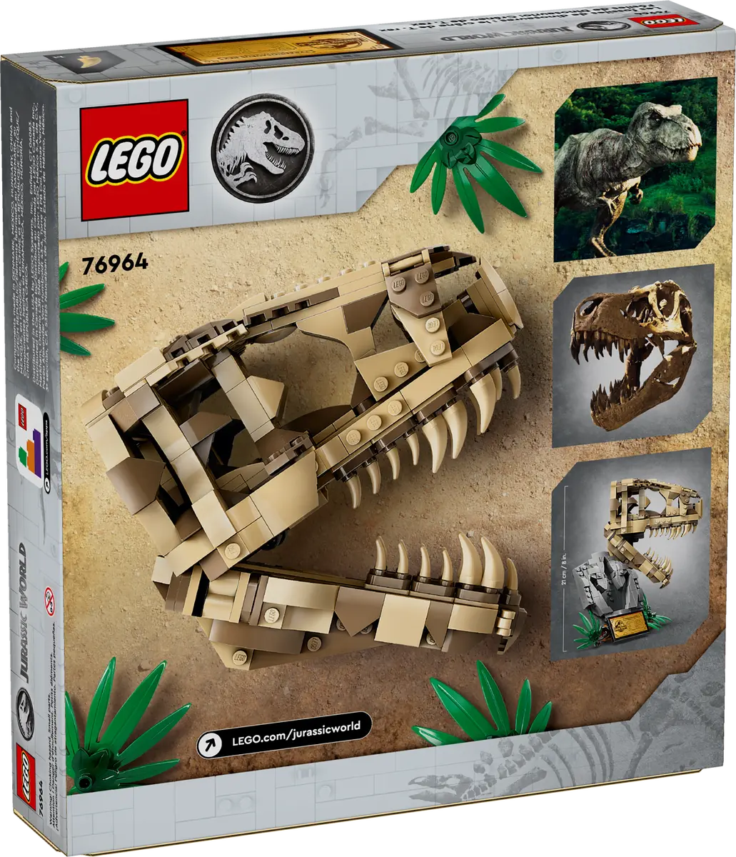 LEGO® Dinosaurusfossielen T. rex Schedel – Iconisch bouwcadeau voor dinofans