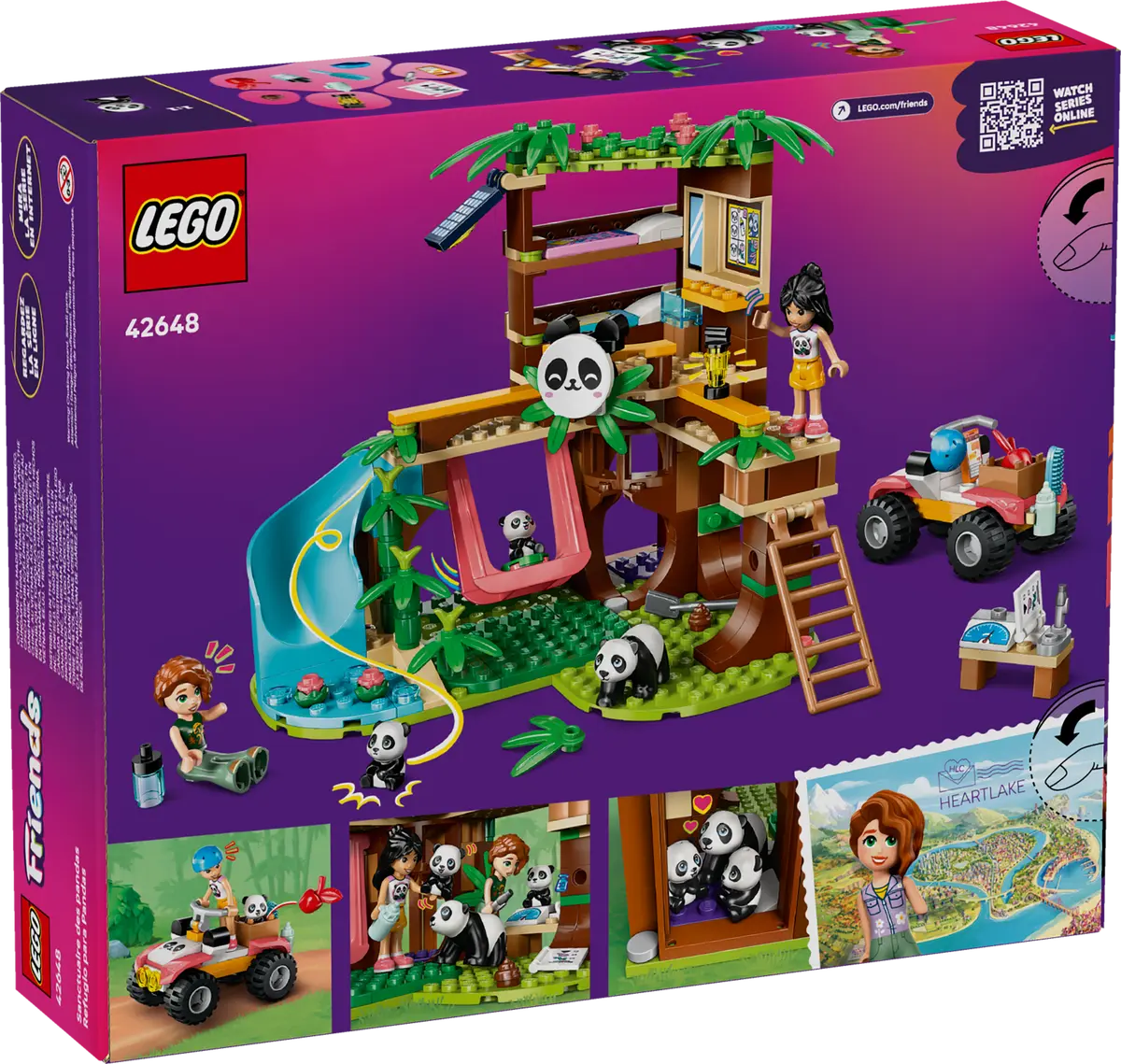LEGO® Friends Panda Sanctuary – Lief en zorgzaam bouwcadeau voor dierenliefhebbers