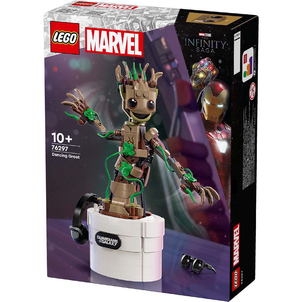 LEGO® Marvel Dancing Groot – Speels en vrolijk cadeau voor Marvel-fans