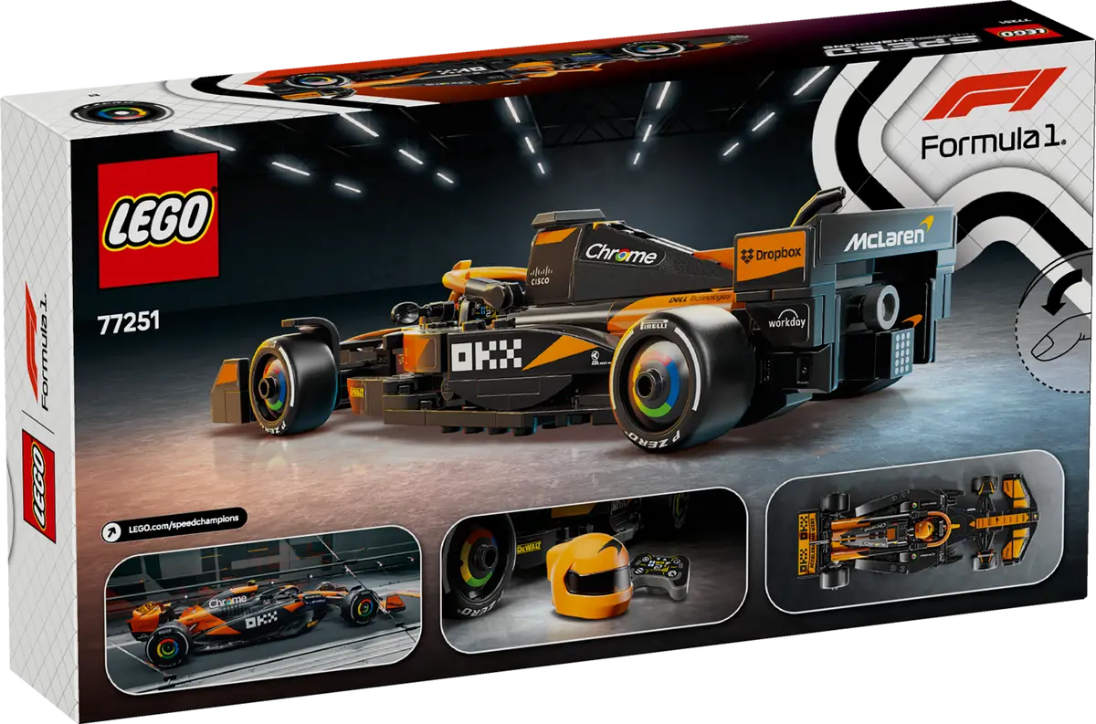 LEGO® Speed Champions McLaren F1 – Modern racecadeau voor Formule 1-fans