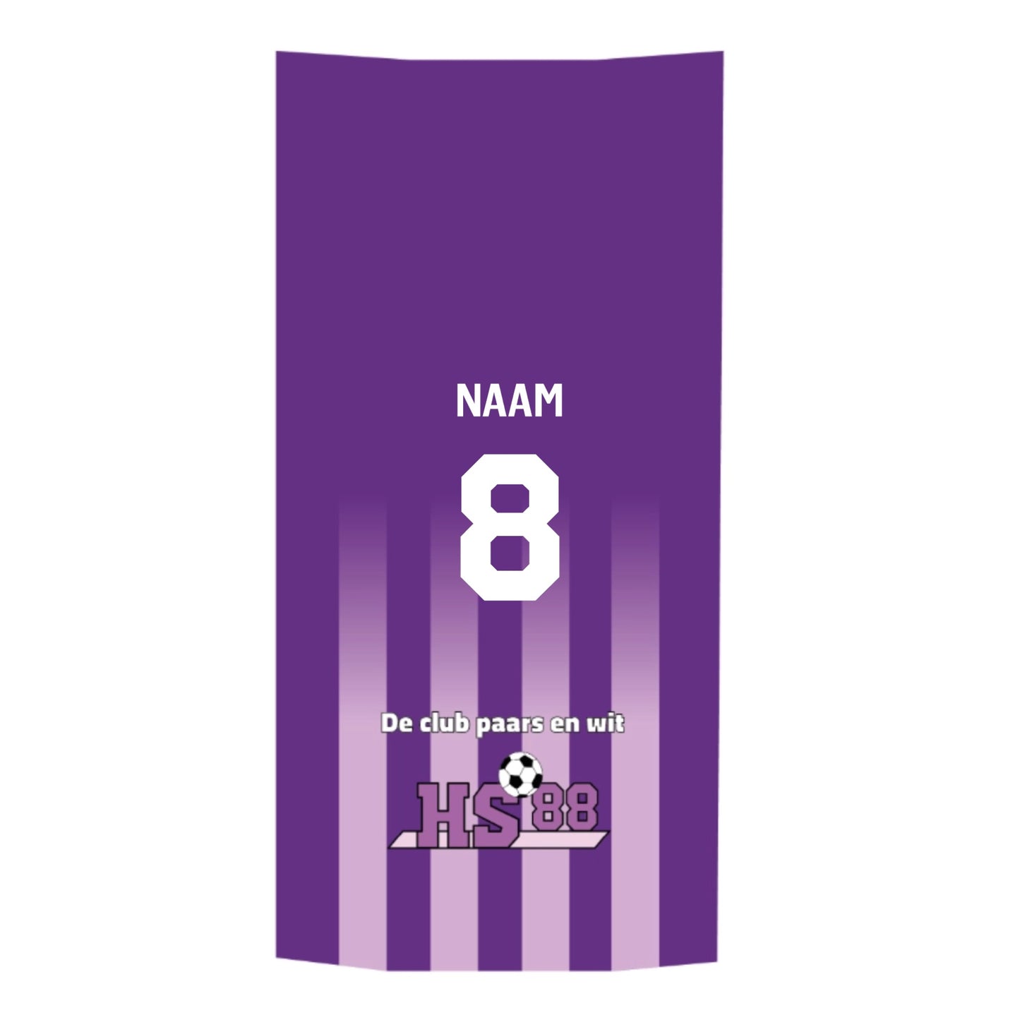 HS88 Handdoek 100% katoen - met je eigen naam en nummer