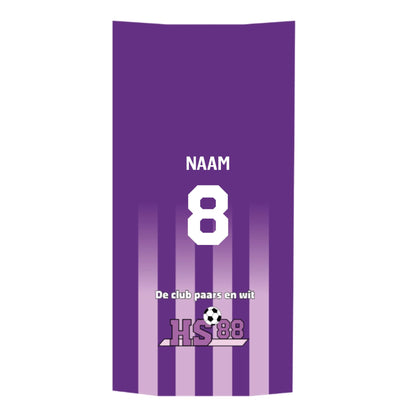 HS88 Handdoek 100% katoen - met je eigen naam en nummer