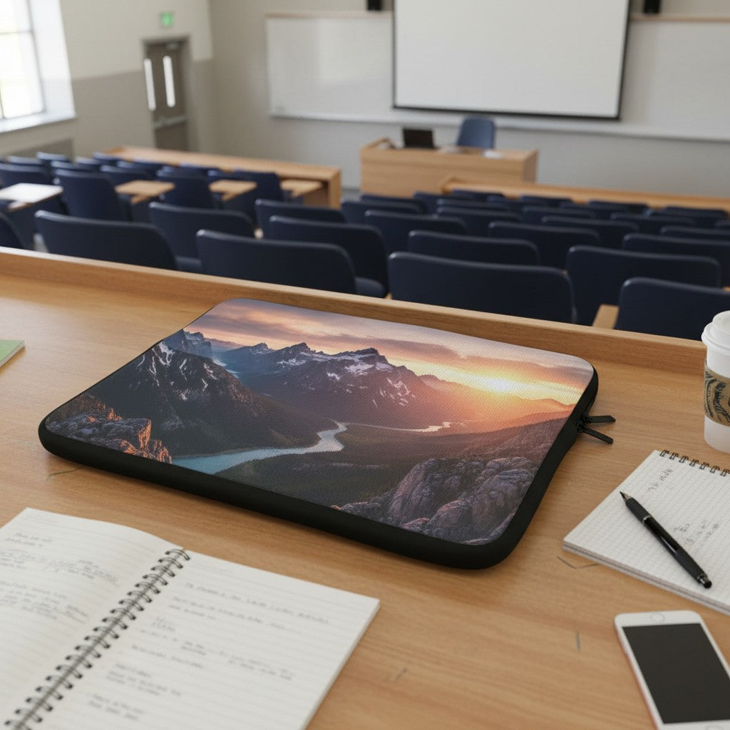 Polylinnen laptophoes met foto