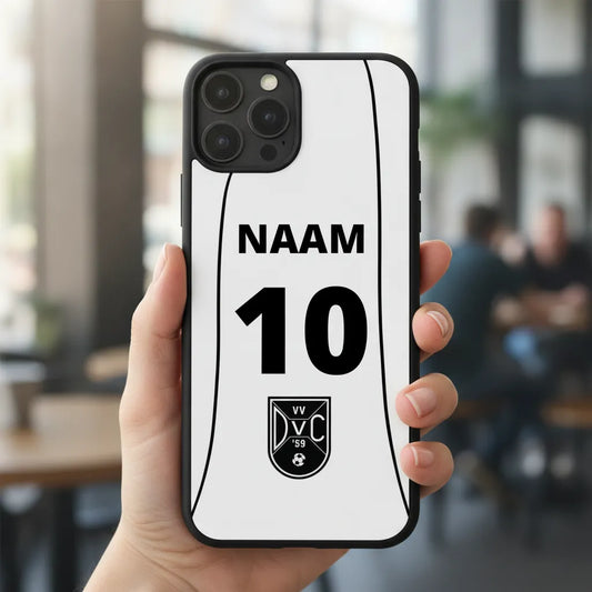 iPhone Telefoonhoesje DVC - Naam - Nummer