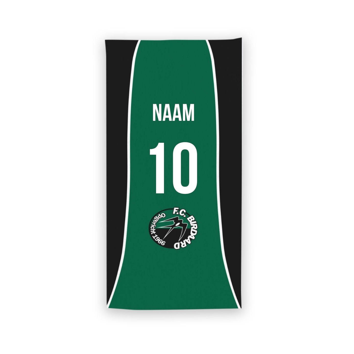 Handdoek FC Birdaard - Naam - Nummer