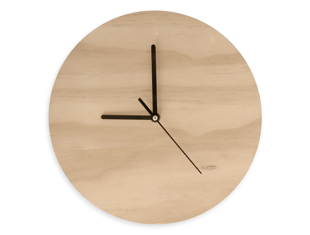 Houten wandklok met foto - rond - ontwerp zelf