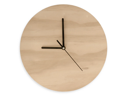 Houten wandklok met foto - rond - ontwerp zelf