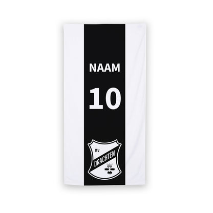 v.v. Drachten handdoek - met je eigen naam en nummer
