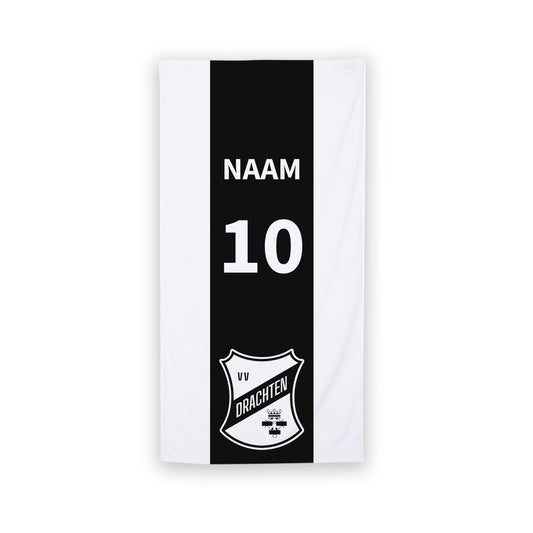 v.v. Drachten handdoek - met je eigen naam en nummer