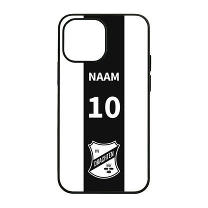 v.v. Drachten telefoonhoes iPhone - met je eigen naam en nummer